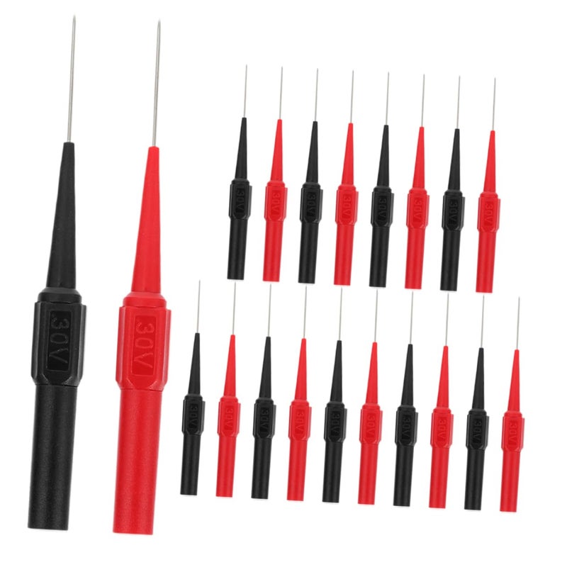 20pcs Stainless Steel Bendable Multimeter Test Probe Needles for Automotive Electrical Testing - Image 1